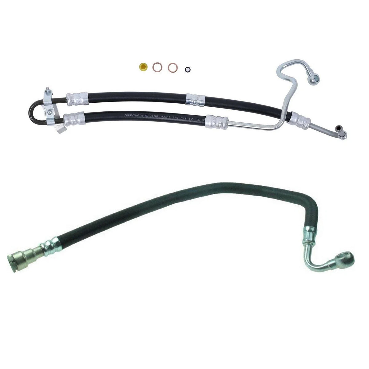 Sunsong Power Steering Pressure & Return Line Hose Kit for BMW E46 (1998–2006)