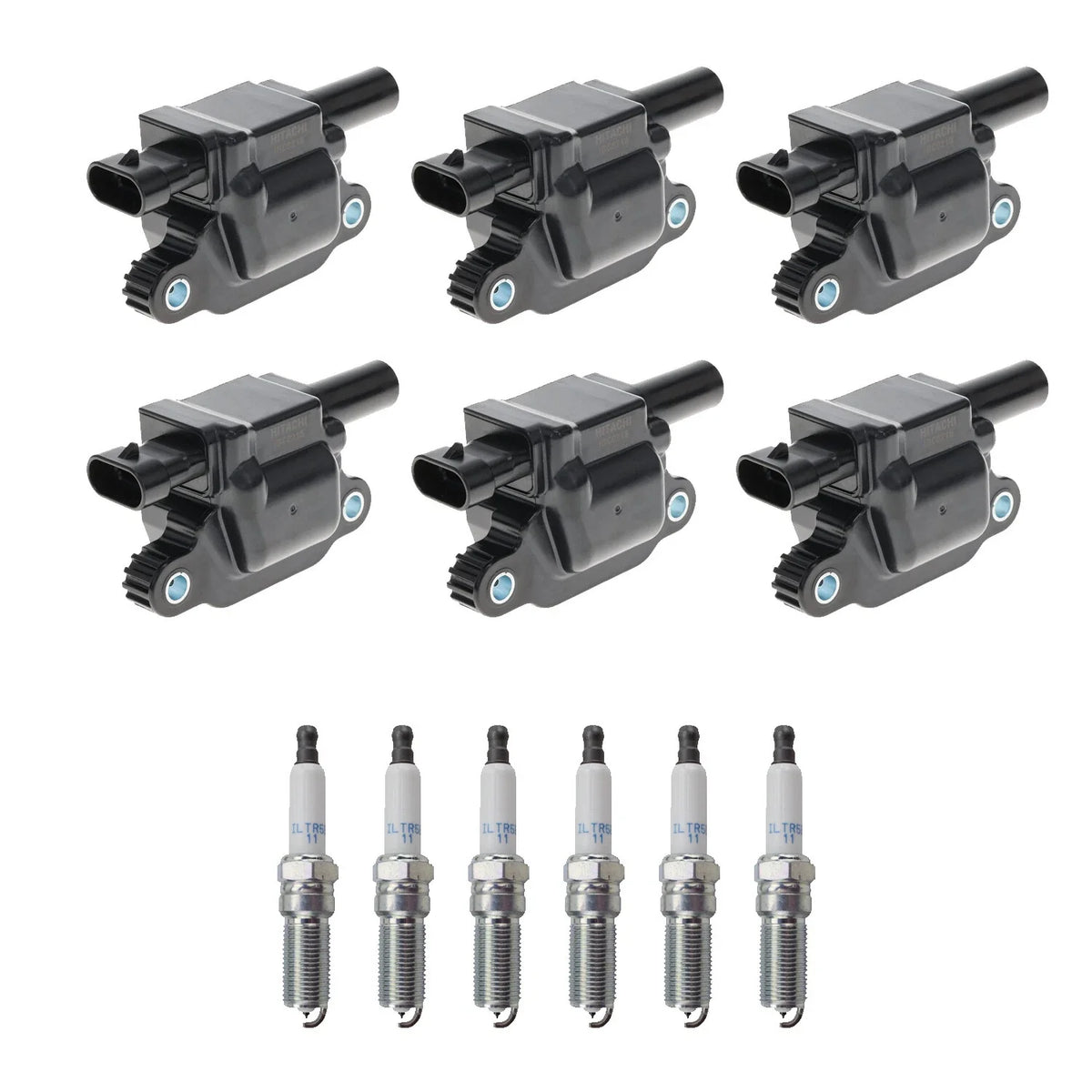 Set of 6 Ignition Coils & NGK Iridium Spark Plugs for Silverado 1500 (1999–2006)