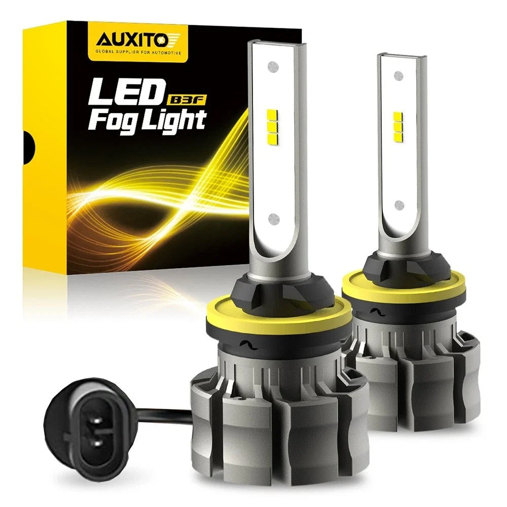 6500K LED Fog Light Bulbs - AUXITO 880 881 893 (2-Pack)
