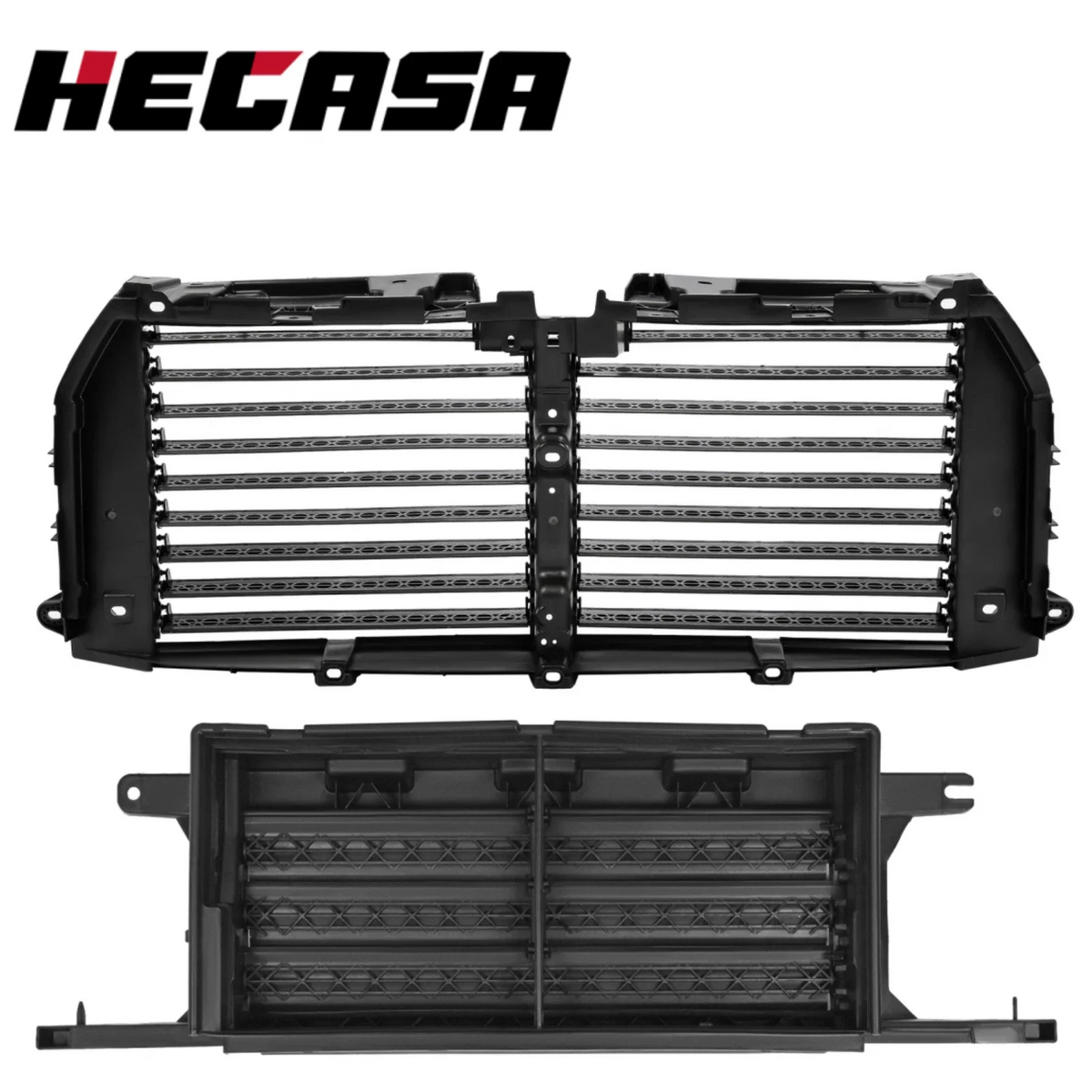 Upper Lower Grille Radiator Shutter for Ford F150 2015-2017 FL3Z8475A