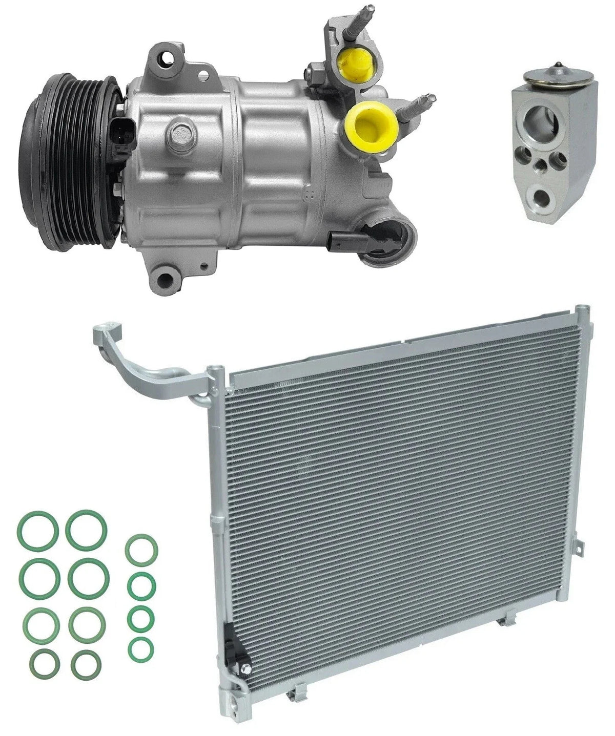 AC Compressor Kit With Condenser Replacement for Ford EcoSport (2021–2021)