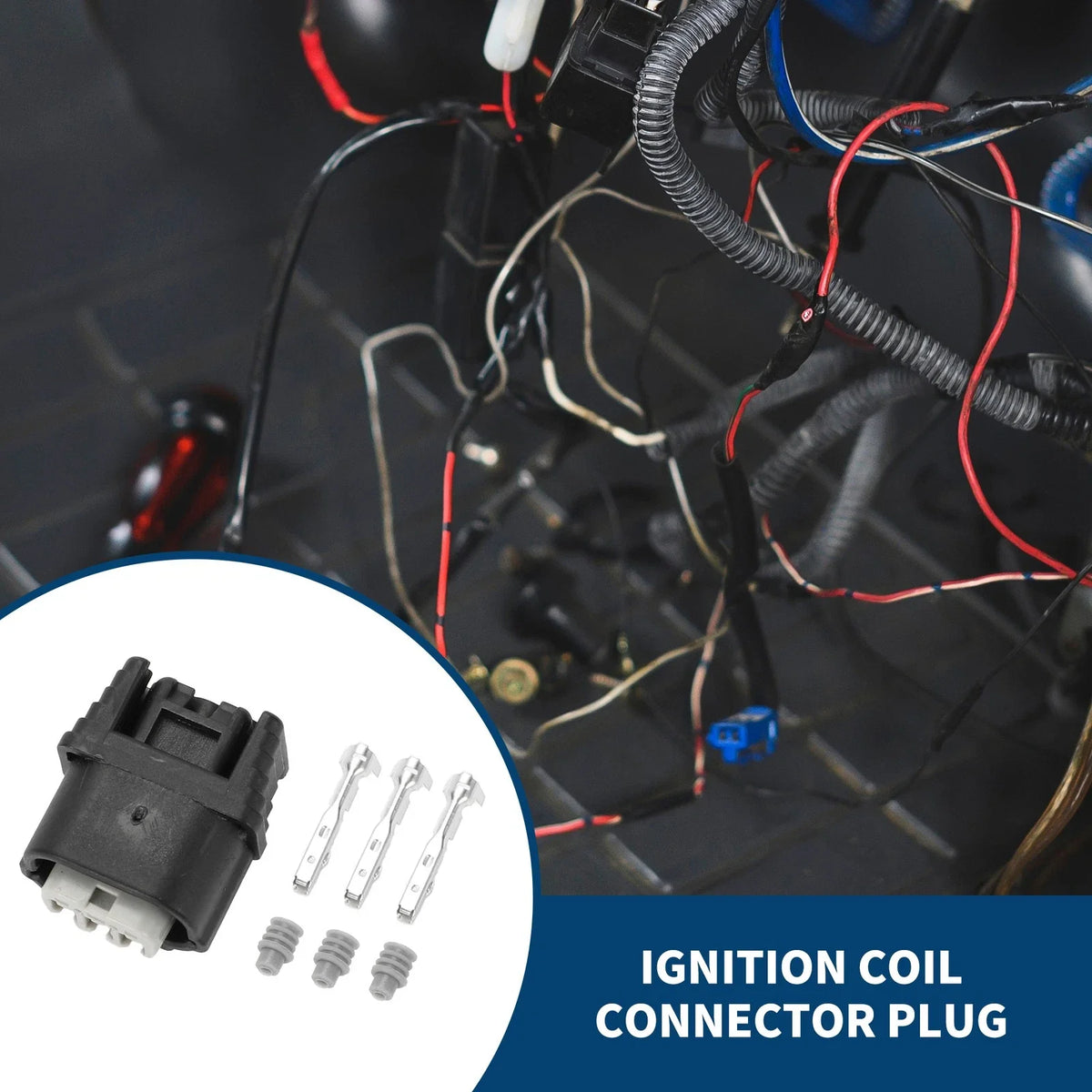 3 Pin Ignition Coil Connector Plug for Honda Acura
