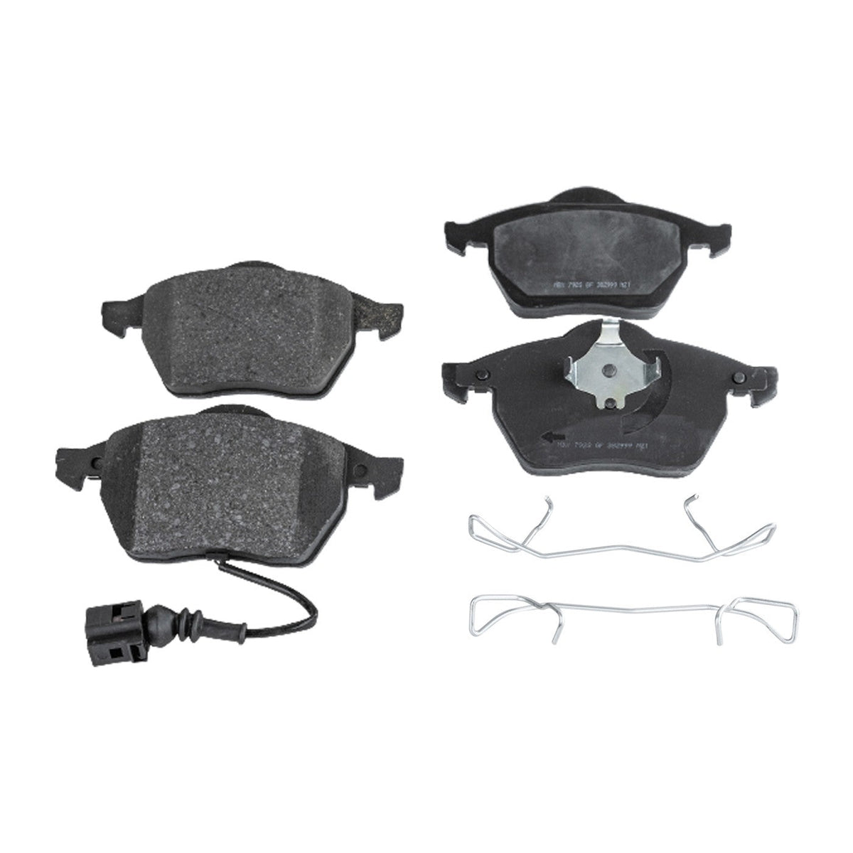 Front Brake Pad Set with Disc for Volkswagen Beetle 1999-2010 288mm