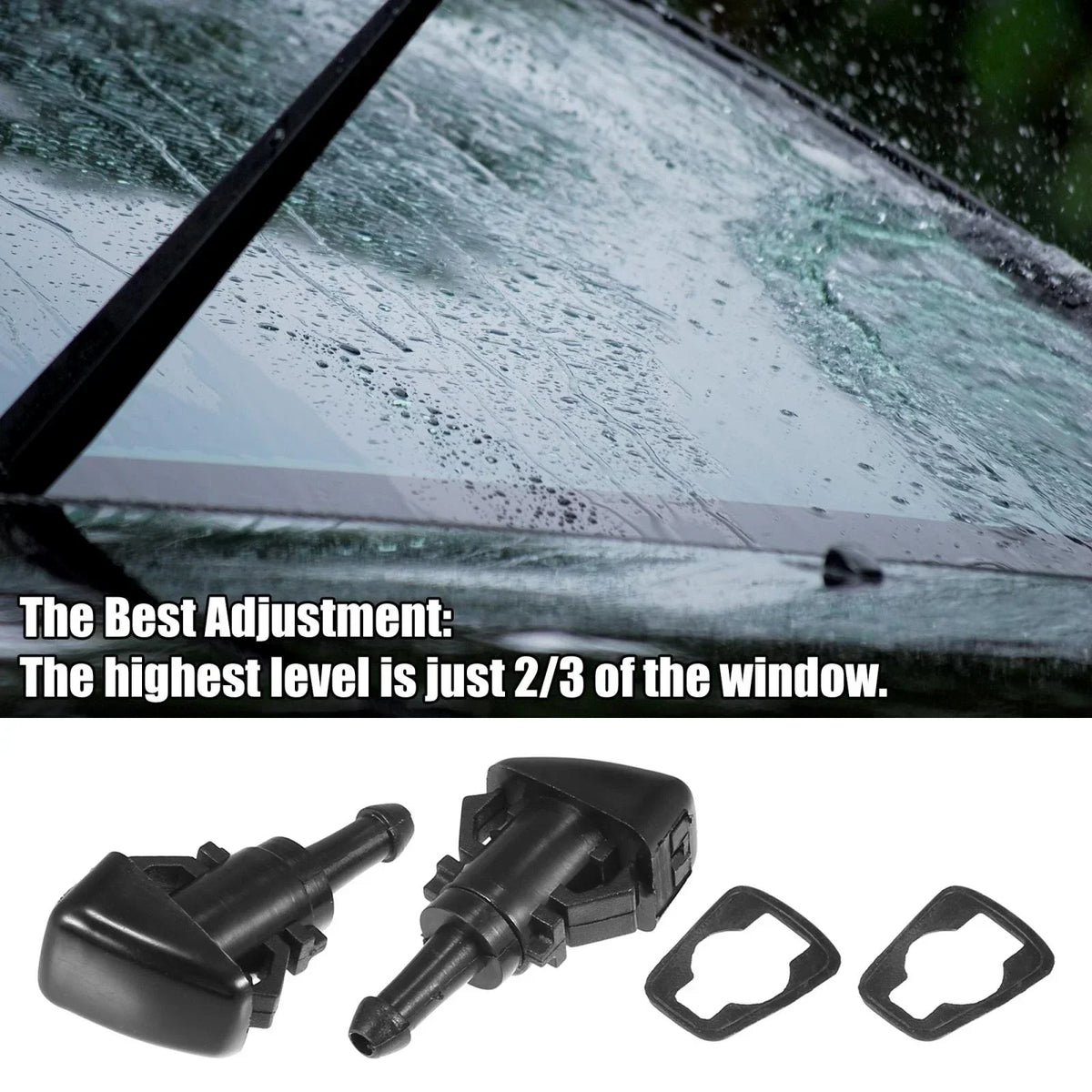 Windshield Washer Nozzles for Dodge Avenger 2008-2011 - 15 Pack