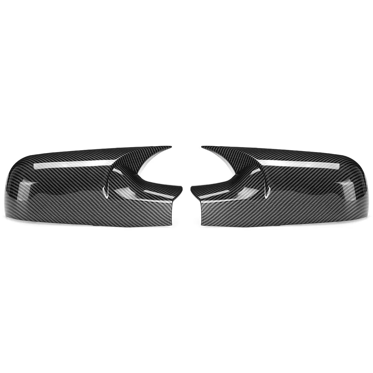 Carbon Fiber Side Mirror Cover Cap Add-On for Megane 2 2002-2009