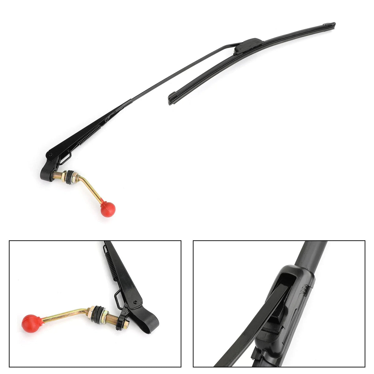 Hand Windshield Wiper Set for Polaris RZR 900 1000 (2015-2023) - Manual