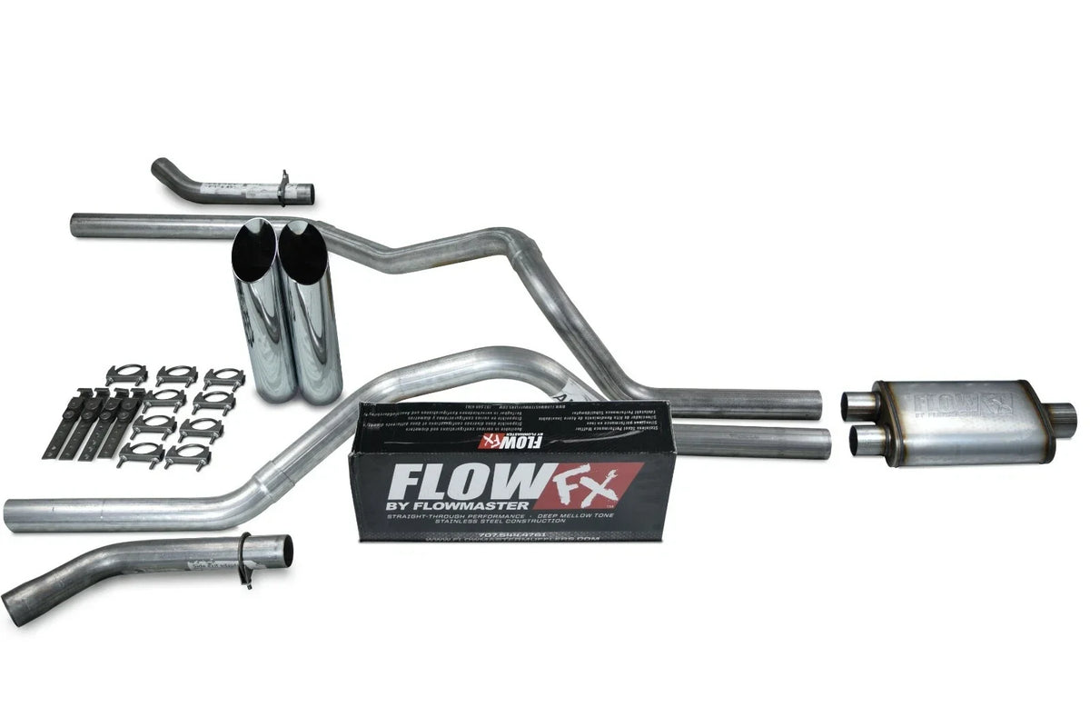 Dual Exhaust Kit 2.5" Flowmaster Flow FX for Dodge Ram 1500 (2004-2008)