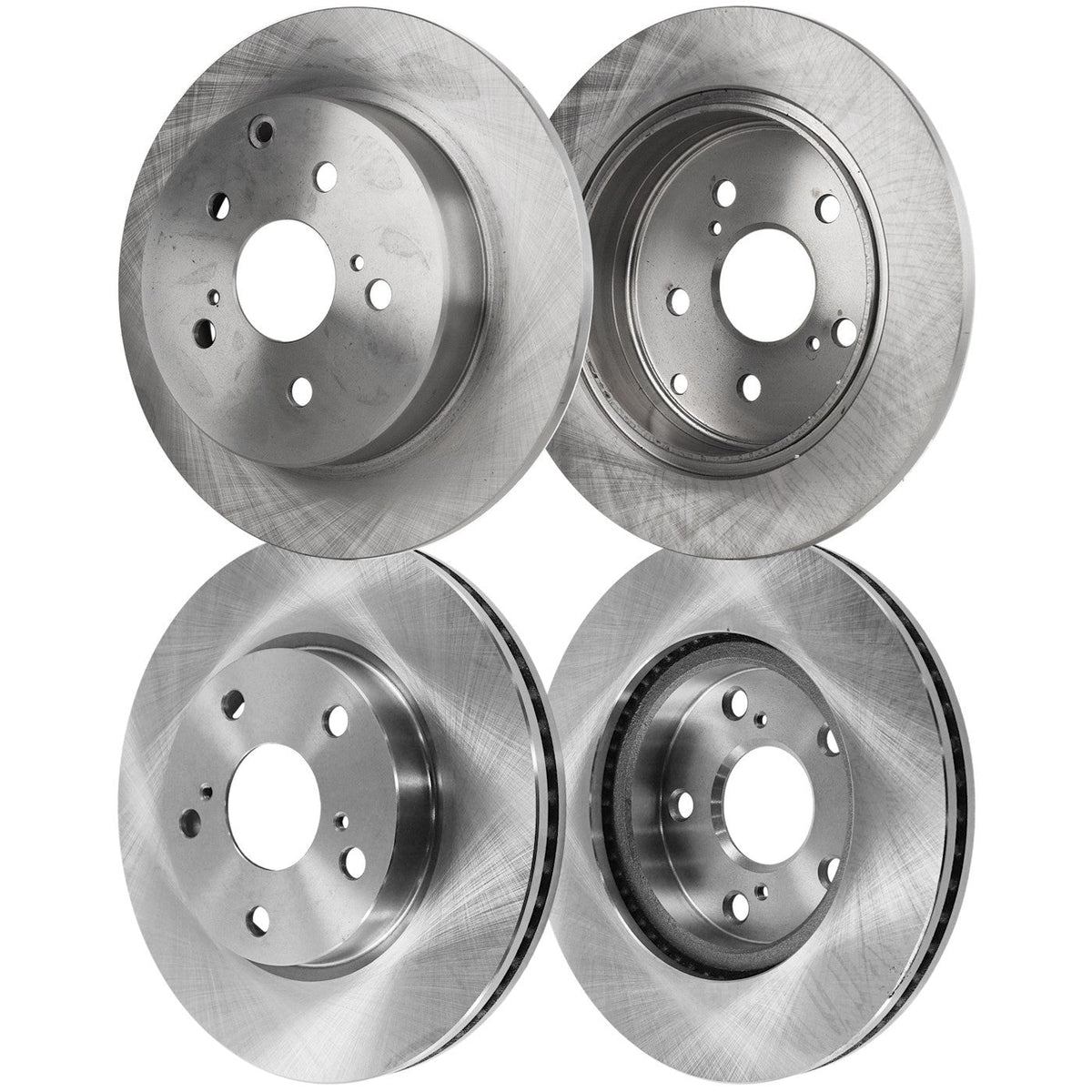Front & Rear Brake Rotors for Prius V 2012-2017