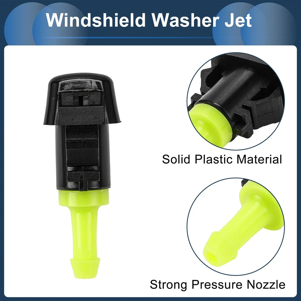 Windshield Washer Nozzle and Gasket Set for 2001-2006 Dodge