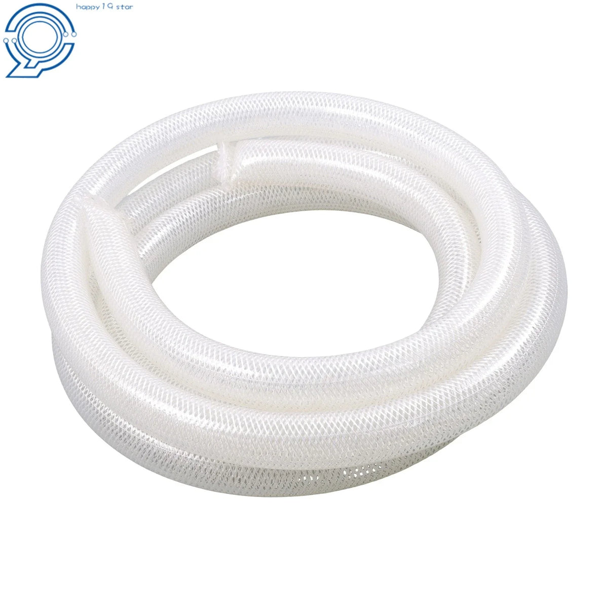 10ft Heavy Duty Reinforced Braided Flexible PVC Hose 1" ID 1-19/64" OD