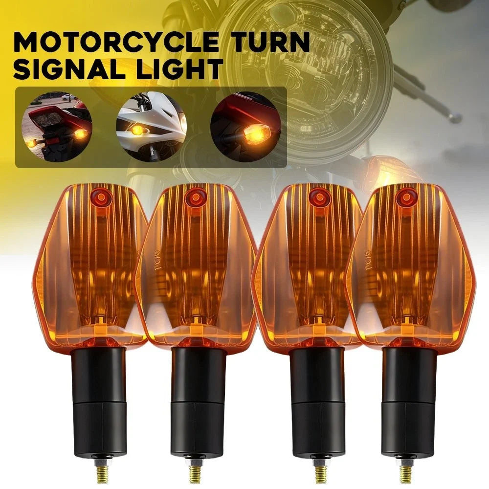 4X Turn Signal Lights for Honda CBR600F3/F4/F4I CBR600RR (1995–2007) Amber