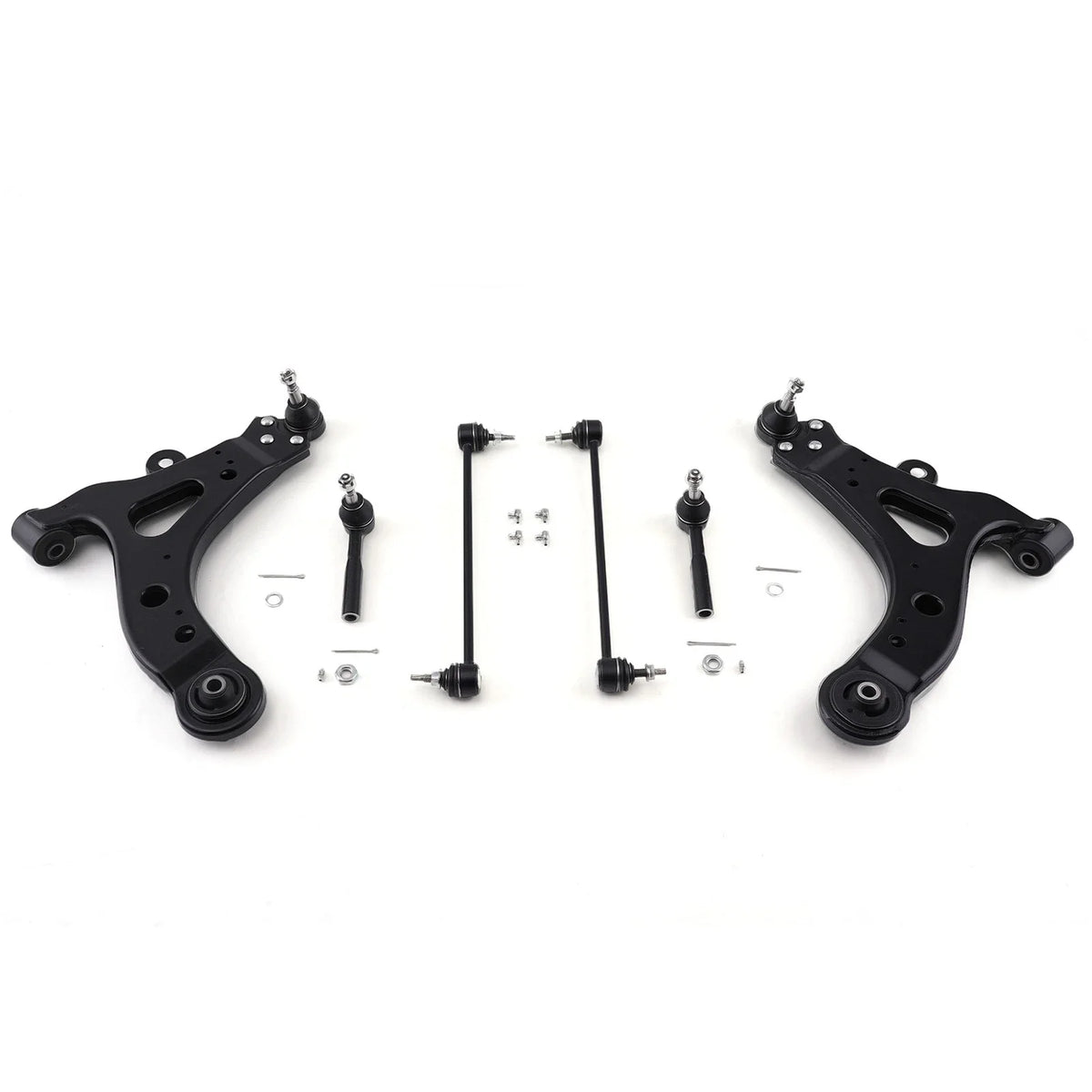 6 Piece Front Lower Control Arms with Sway Bar Kit for 2005-2007 Buick Terraza