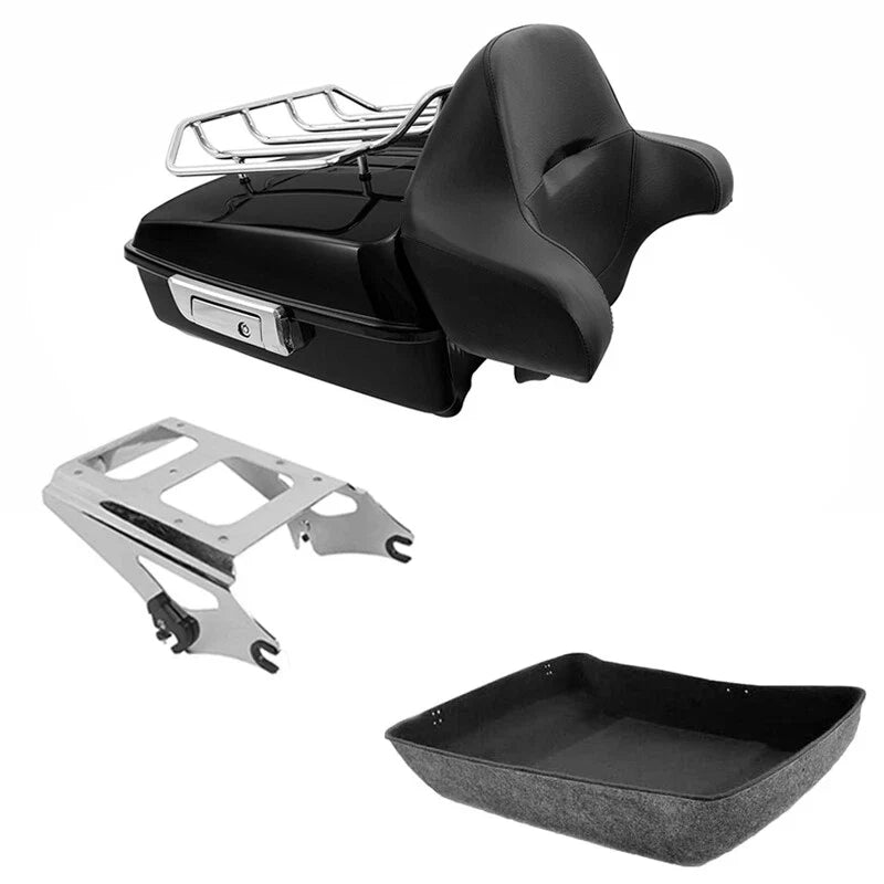 Trunk Mount Chopped Luggage for Harley Electra Glide 2009-2013