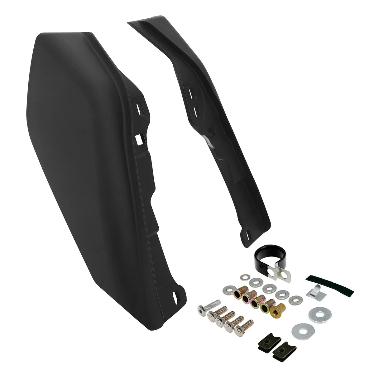 Matte Black Mid-Frame Deflectors for Touring Harley Davidson 2017-2023