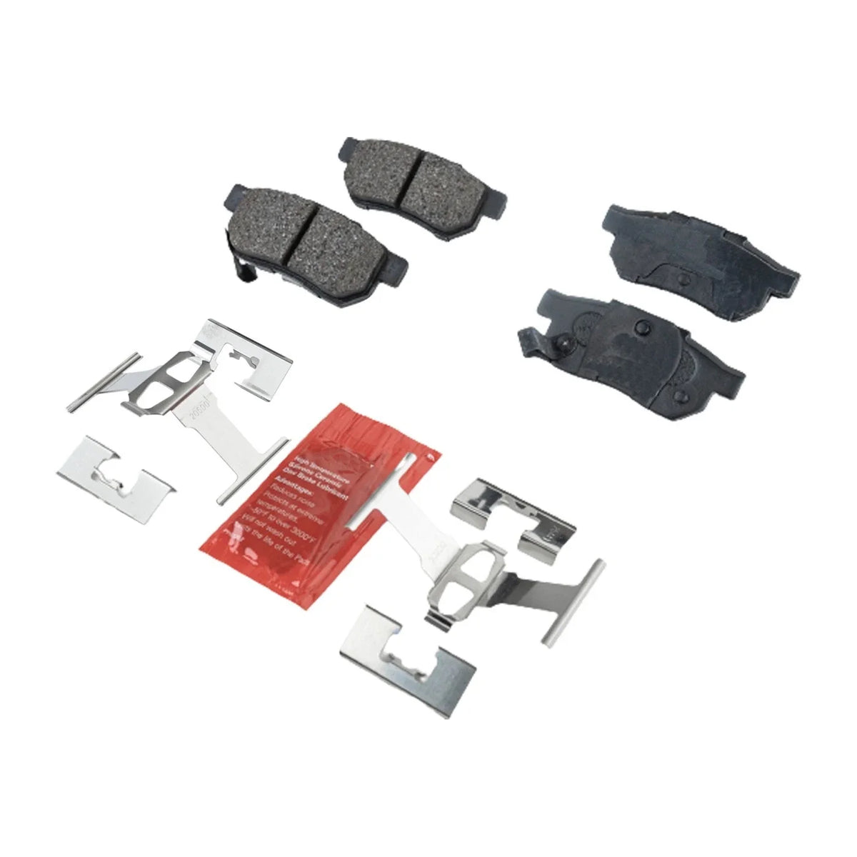 4-Piece Ceramic Brake Pads for Honda Civic Sedan 1992-1993