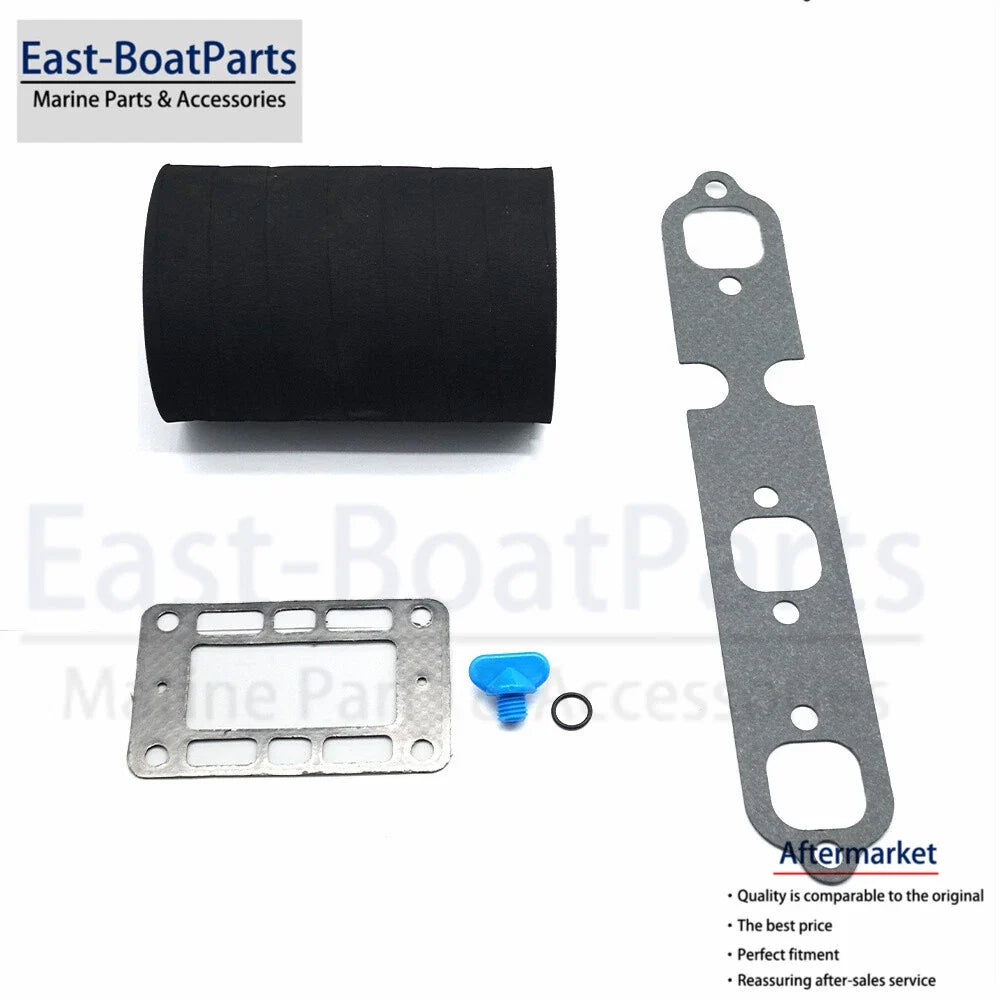 Exhaust Riser Gasket with Hose for Volvo Penta V6 (Fits 857618, 834751)