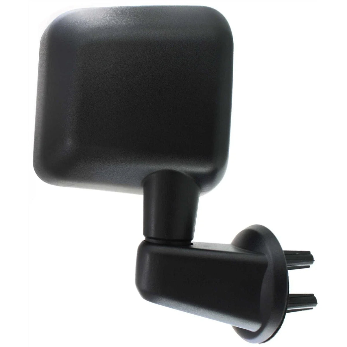 Manual Mirror Pair in Textured Black for Jeep Wrangler 2007–2008