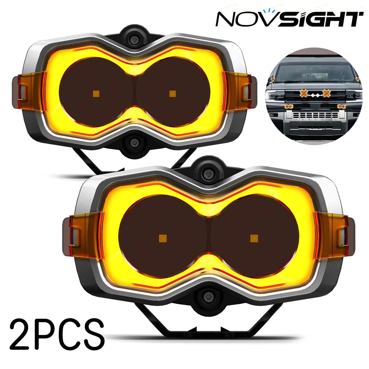 LED Work Light Pod 4.5" for Jeep, Ford, ATV - Reddot Winner