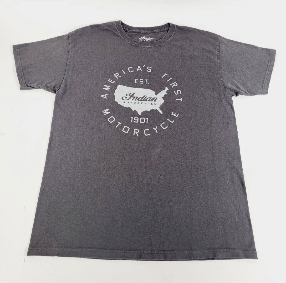 Men's Organic Cotton T-Shirt with Graphic for Indian Motorcycle (All Years)