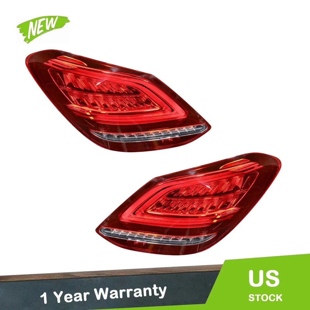 LED Tail Lights Set (2 pcs) for Mercedes Benz C-Class W205 2019-2021