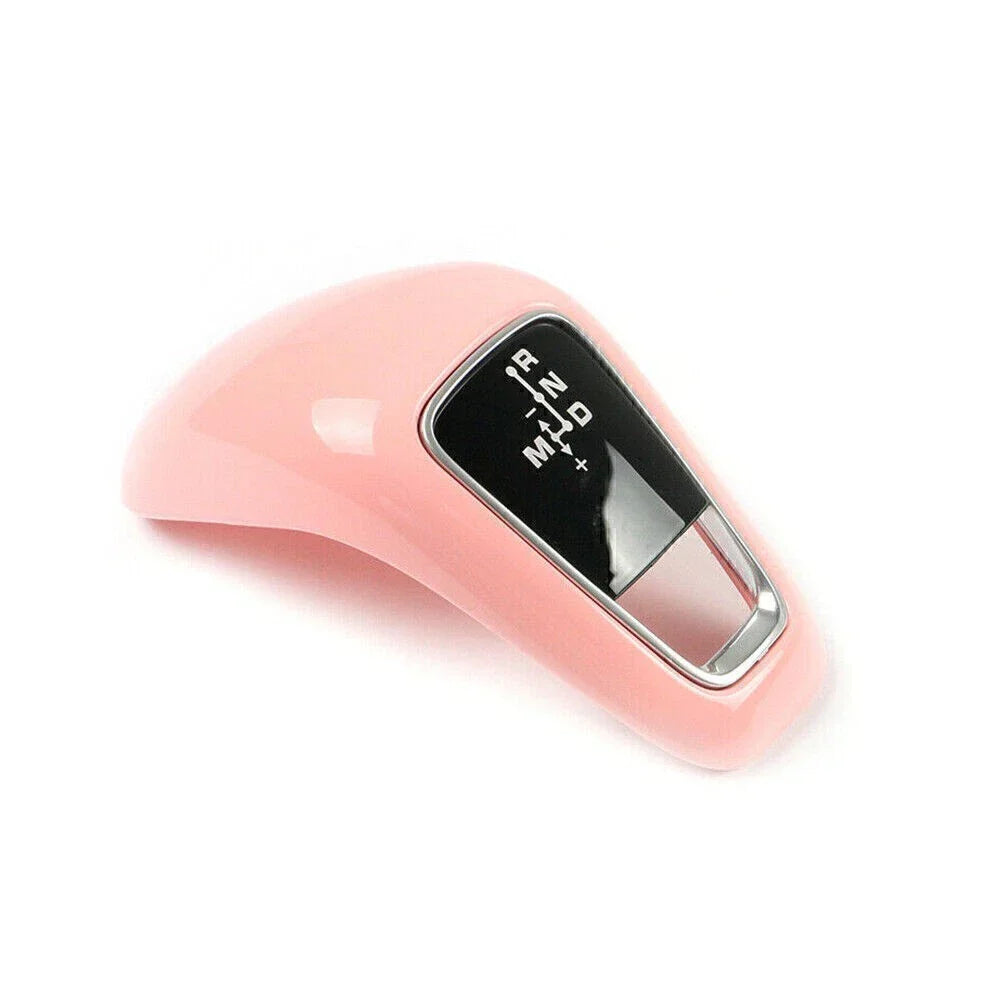 Pink ABS Gear Shift Knob Cover Trim for 2018-2021 Porsche Cayenne