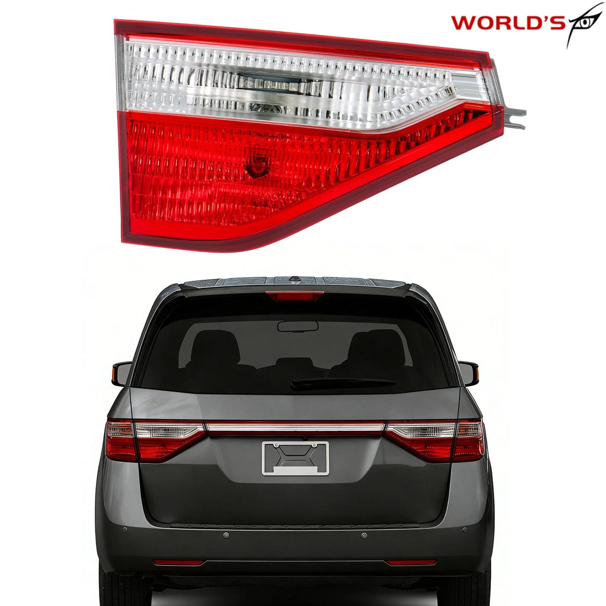 Tail Light Left Side for Honda Odyssey (2011–2013) Halogen