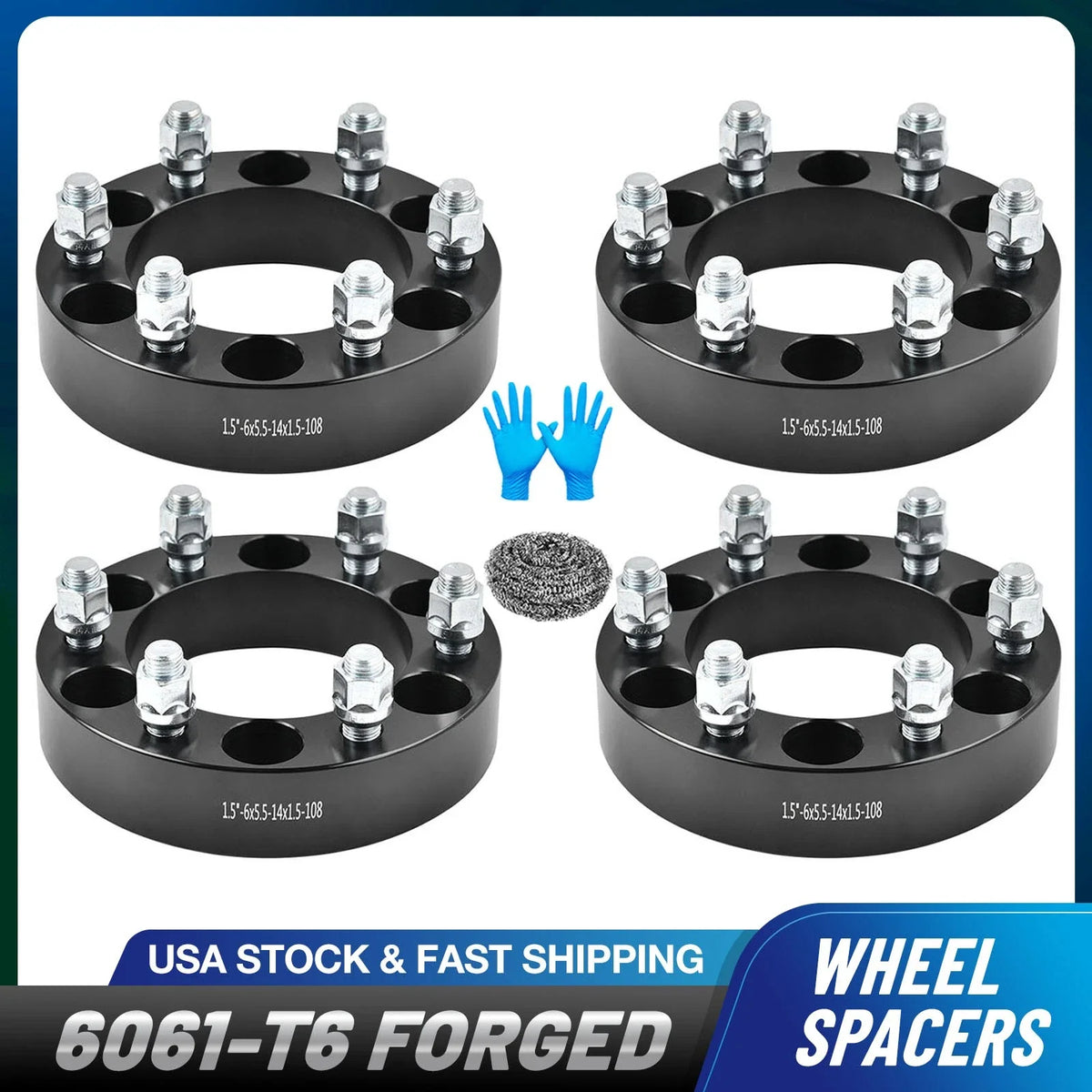 Set of 4 Wheel Spacers 1.5" for Chevy Silverado GMC Sierra 1500