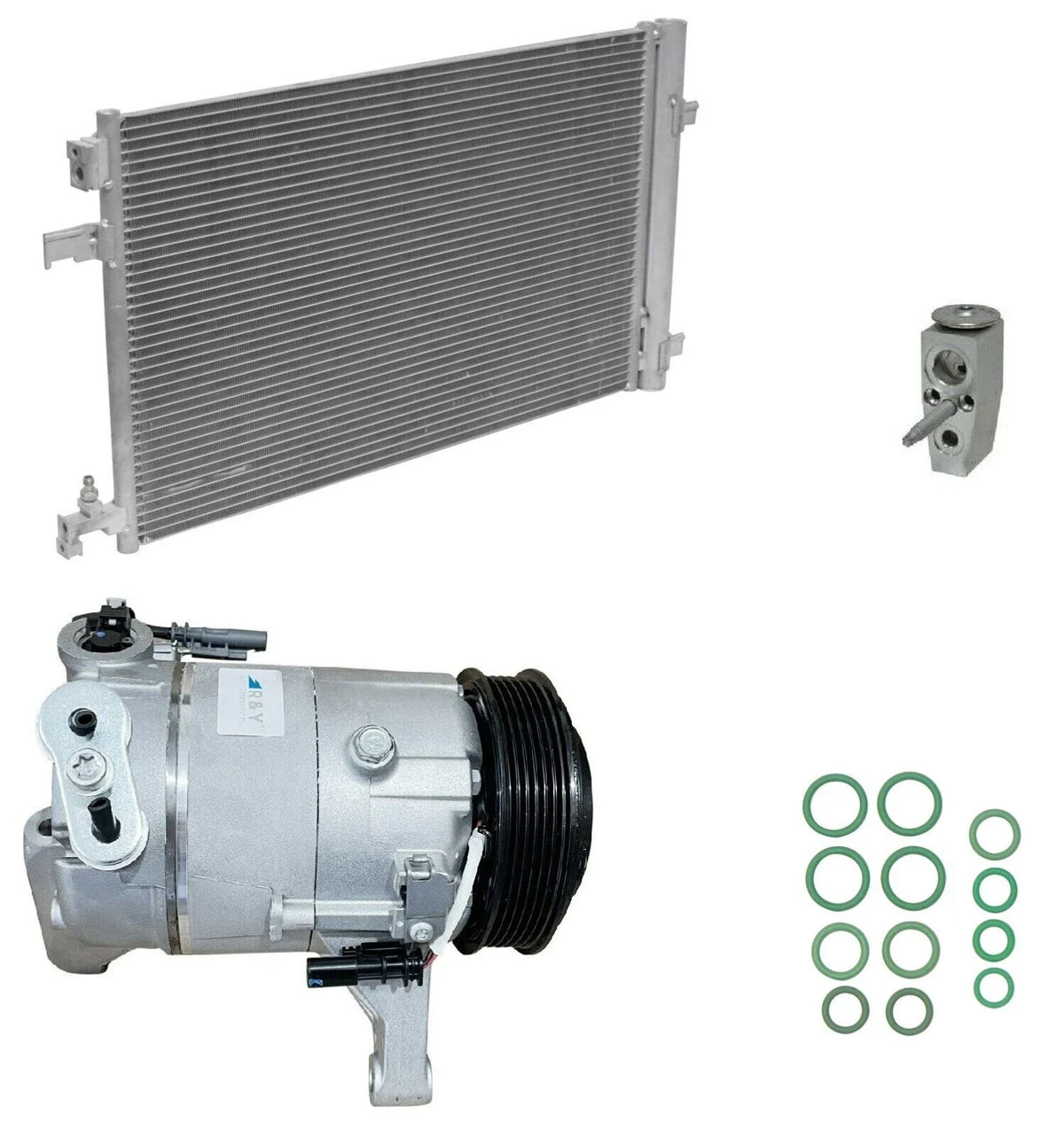 AC Compressor Kit with Condenser for Chevrolet Impala 3.6L (2018)