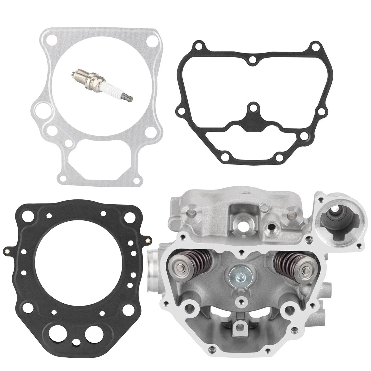 Valves Cylinder Head Kit with Gaskets for Honda Rancher TRX 420 09-24