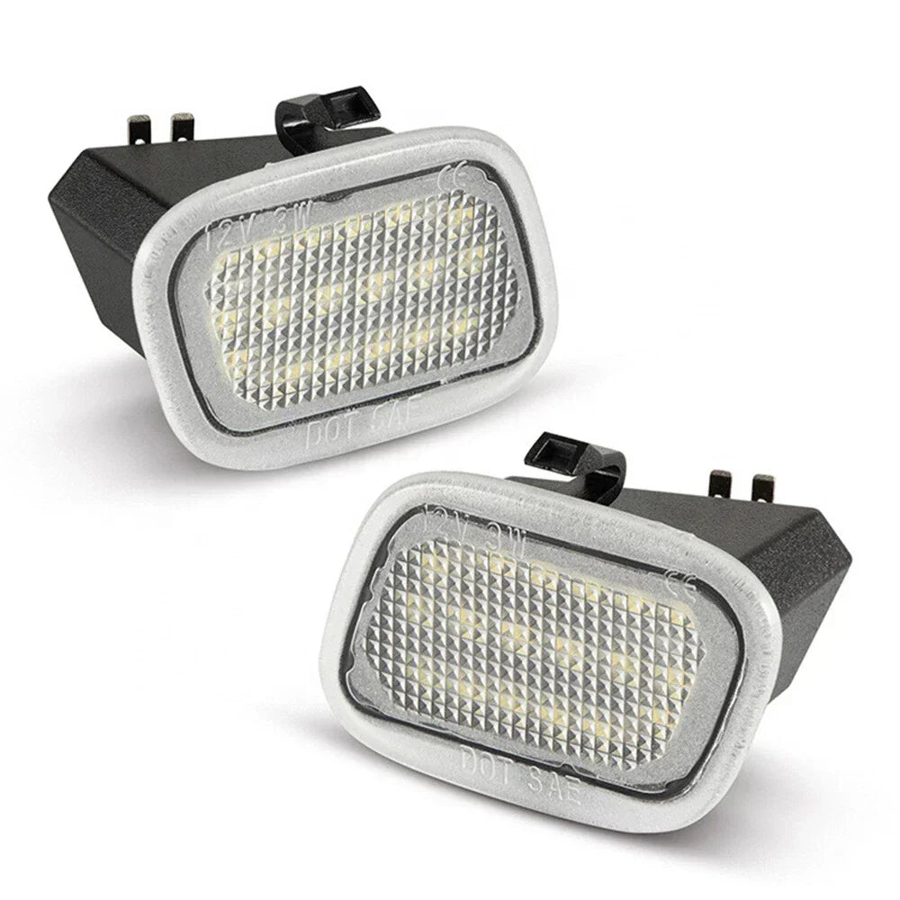 LED Puddle Lights for Side Mirrors - White for Ford F-150 2015-2022