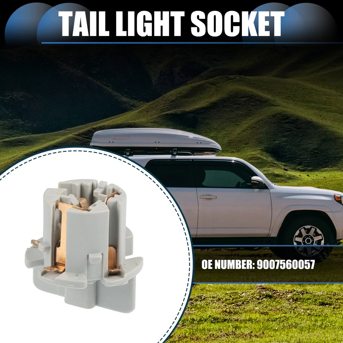 Tail Light Socket Connector No. 9007560057 for Toyota 4Runner