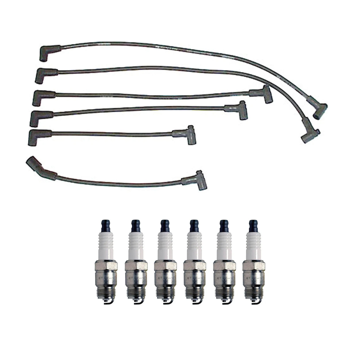 Denso Wire Set & 6 U-Groove Spark Plugs for Chevy GMC 4.1 L6