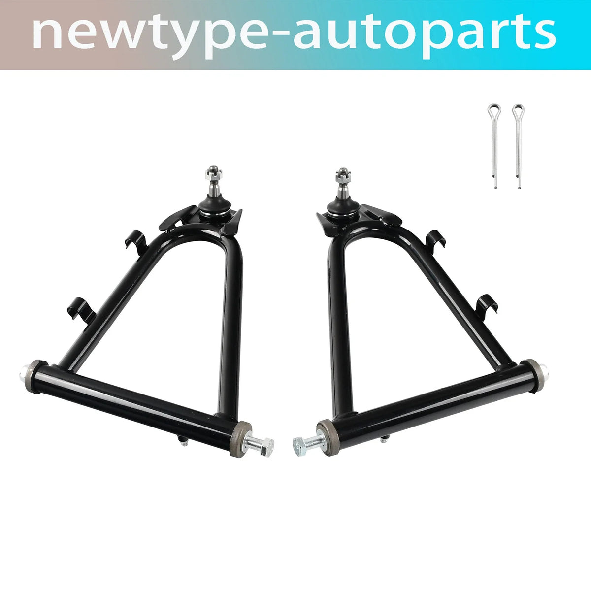 Black Set of 2 Front Upper A-Arms for Yamaha Banshee 350 (1991–2006)