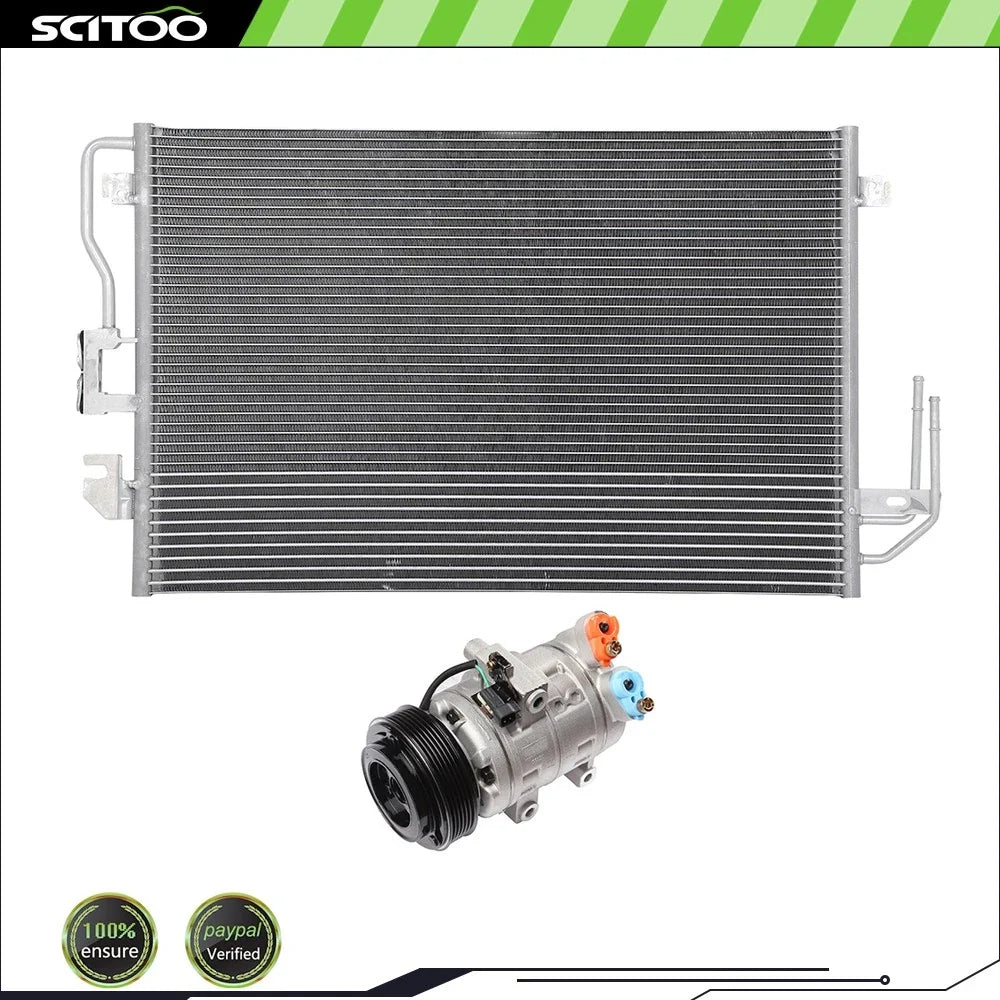 Compressor and Condenser Assembly for 2008 Ford Escape, Mazda Tribute, Mariner