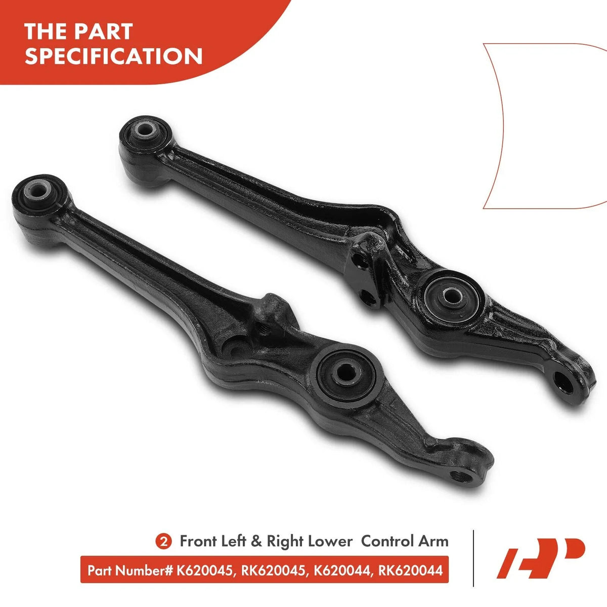 12-Piece Front Control Arm Tie Rod Ends for Honda Accord (1998–2002)