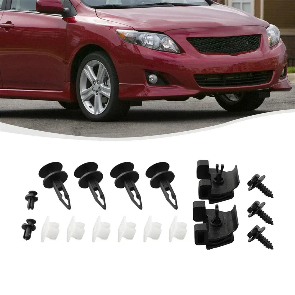 17 Clips for Front Bumper of Toyota Corolla (2009-2019)