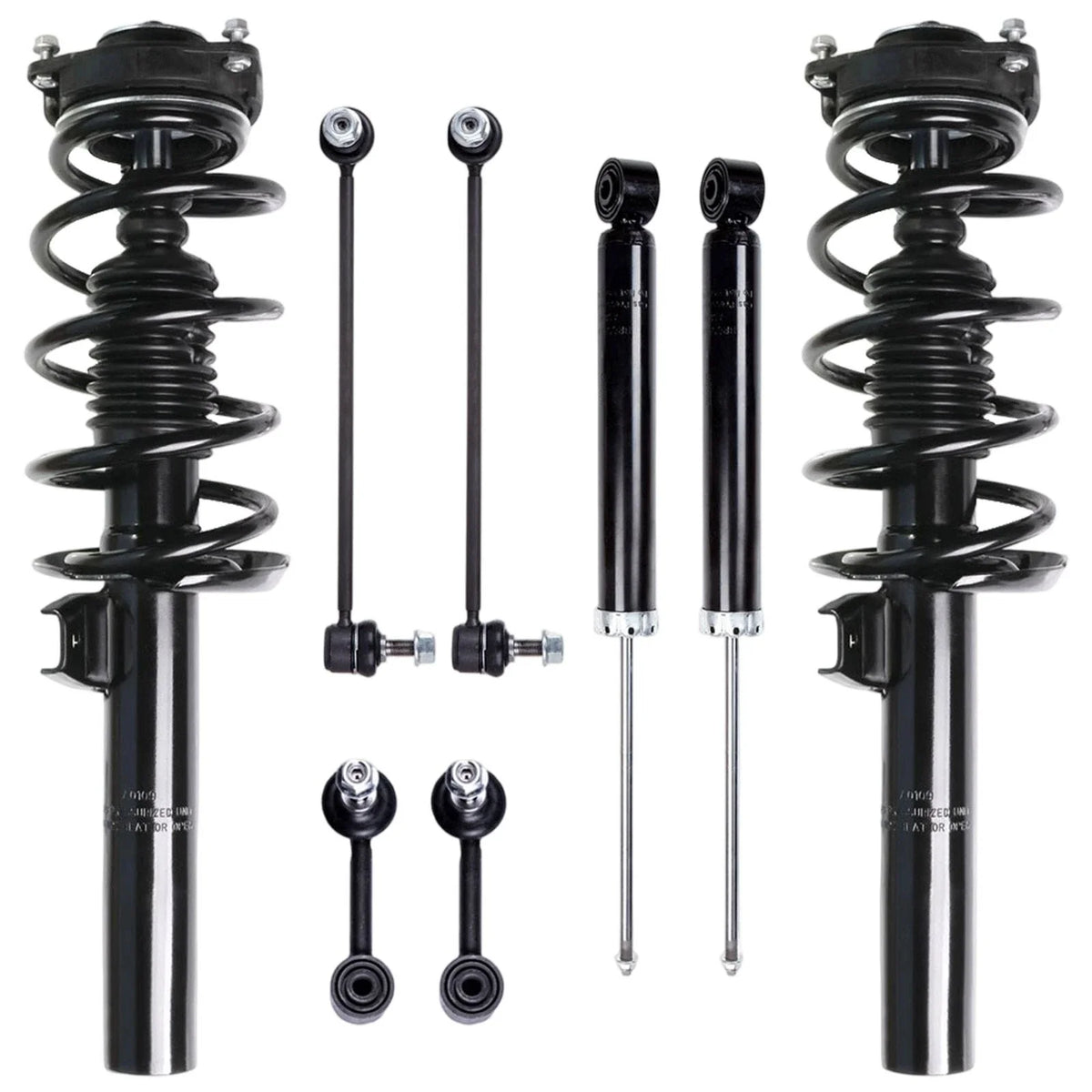 Rear Suspension Struts Assembly & Sway Bar Link for VW Jetta Passat (2006–2010)