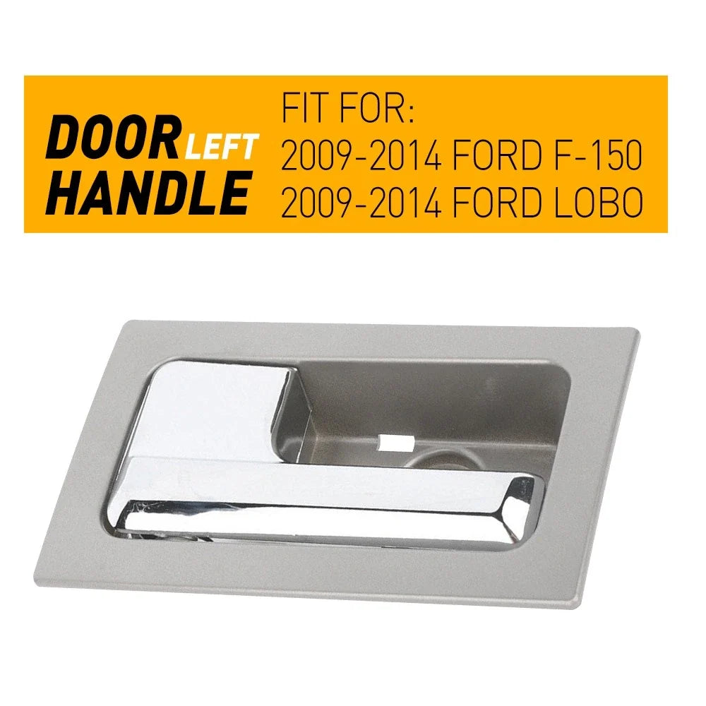 Door Handle (Left Side) - Silver Fit for Ford Lobo 2009-2014