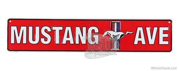 25th Anniversary Mustang Parking Sign for Ford Mustang