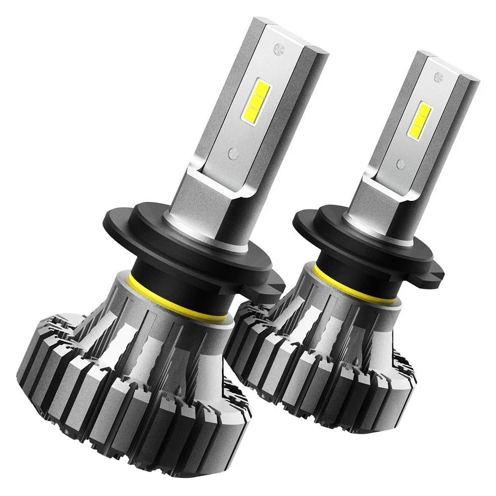 2 PC H7 LED Headlight Bulbs Kit for 6000K 9000LM