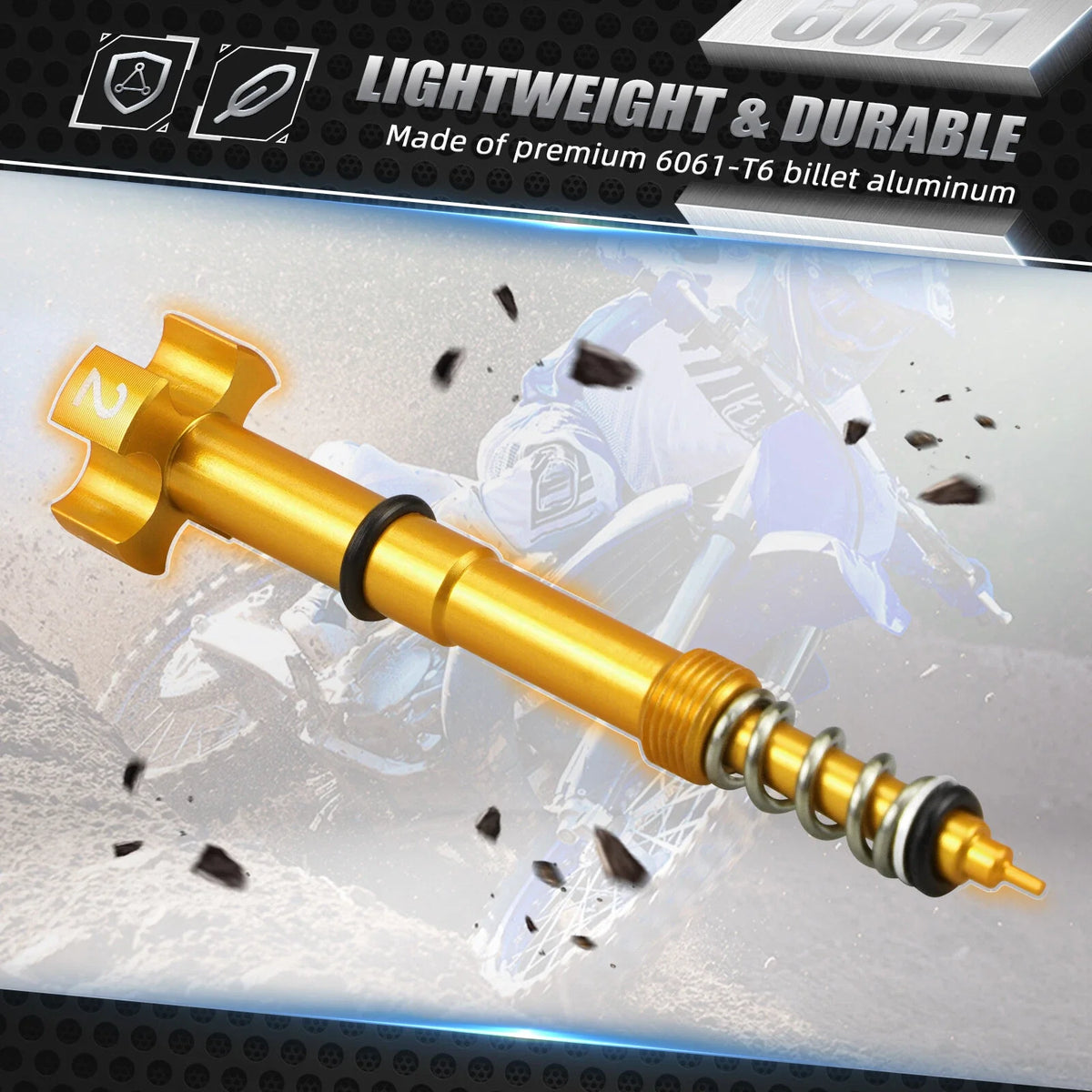 Air Fuel Mixture Screw for Yamaha YZ250F YZ426F YZ450F YFZ450 WR250F WR426F WR450F