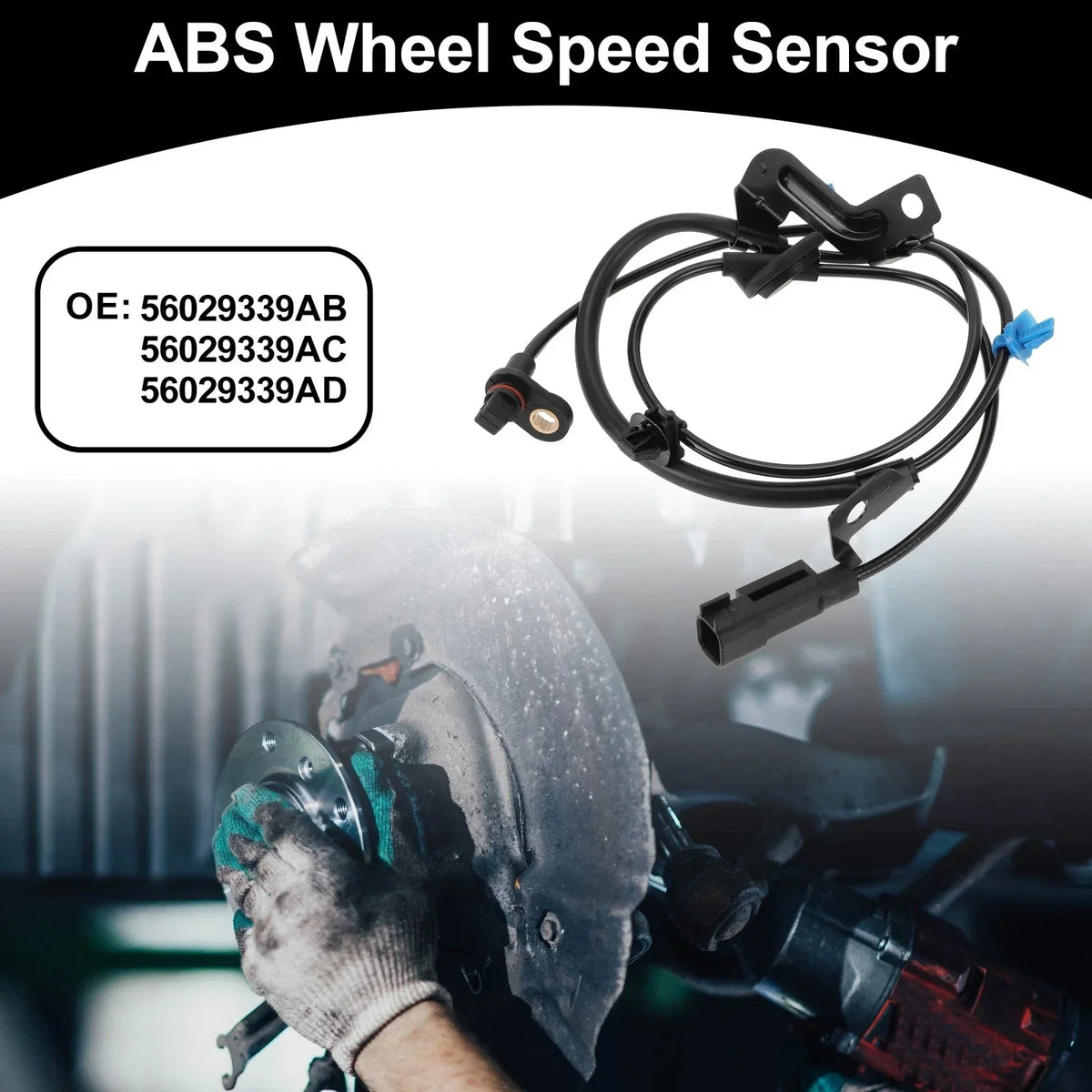 ABS Wheel Speed Sensor Assembly - Rear Left for Dodge Avenger 2008-2014