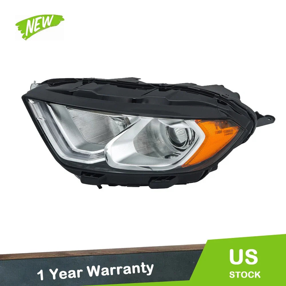 Driver Side Chrome Headlight Assembly with DRL for Ford EcoSport (2018–2023)