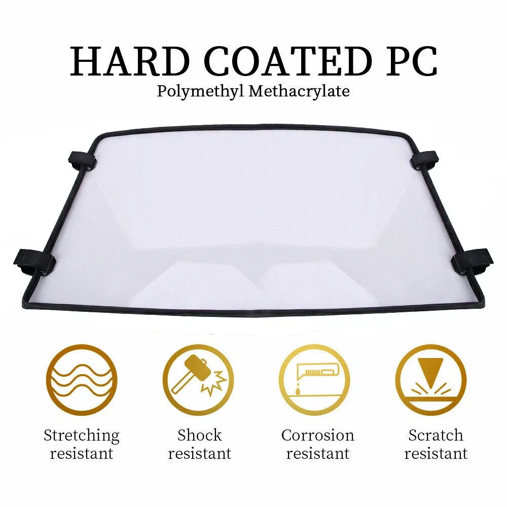 Front Windshield for Polaris Ranger Crew XP 570 900 1000 (2013–2024)