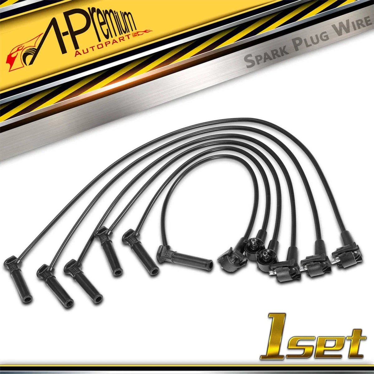 6x Spark Plug Wire Set for Ford Mustang (2005–2006) 8mm