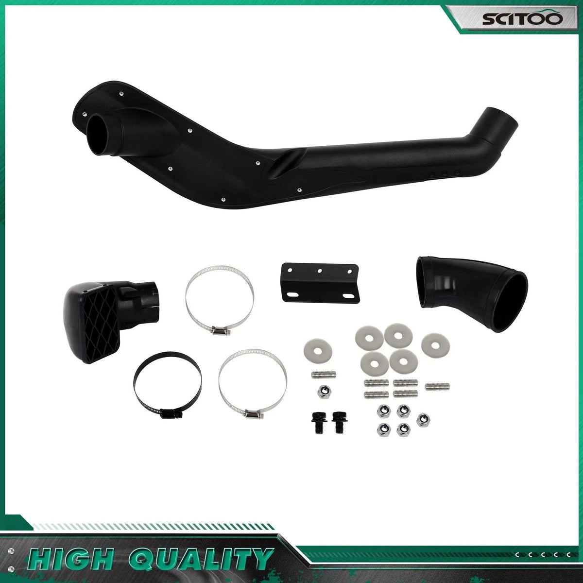 Snorkel Intake Air Ram for 2014-2021 Toyota Tundra - Black