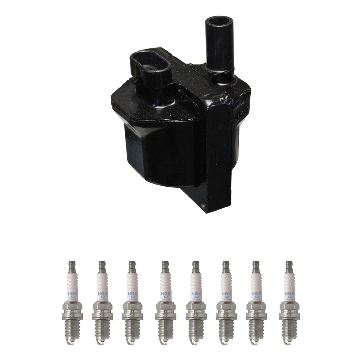 Denso Ignition Coil & NGK Spark Plugs Kit for Corvette 5.7 V8 (1997–2004)