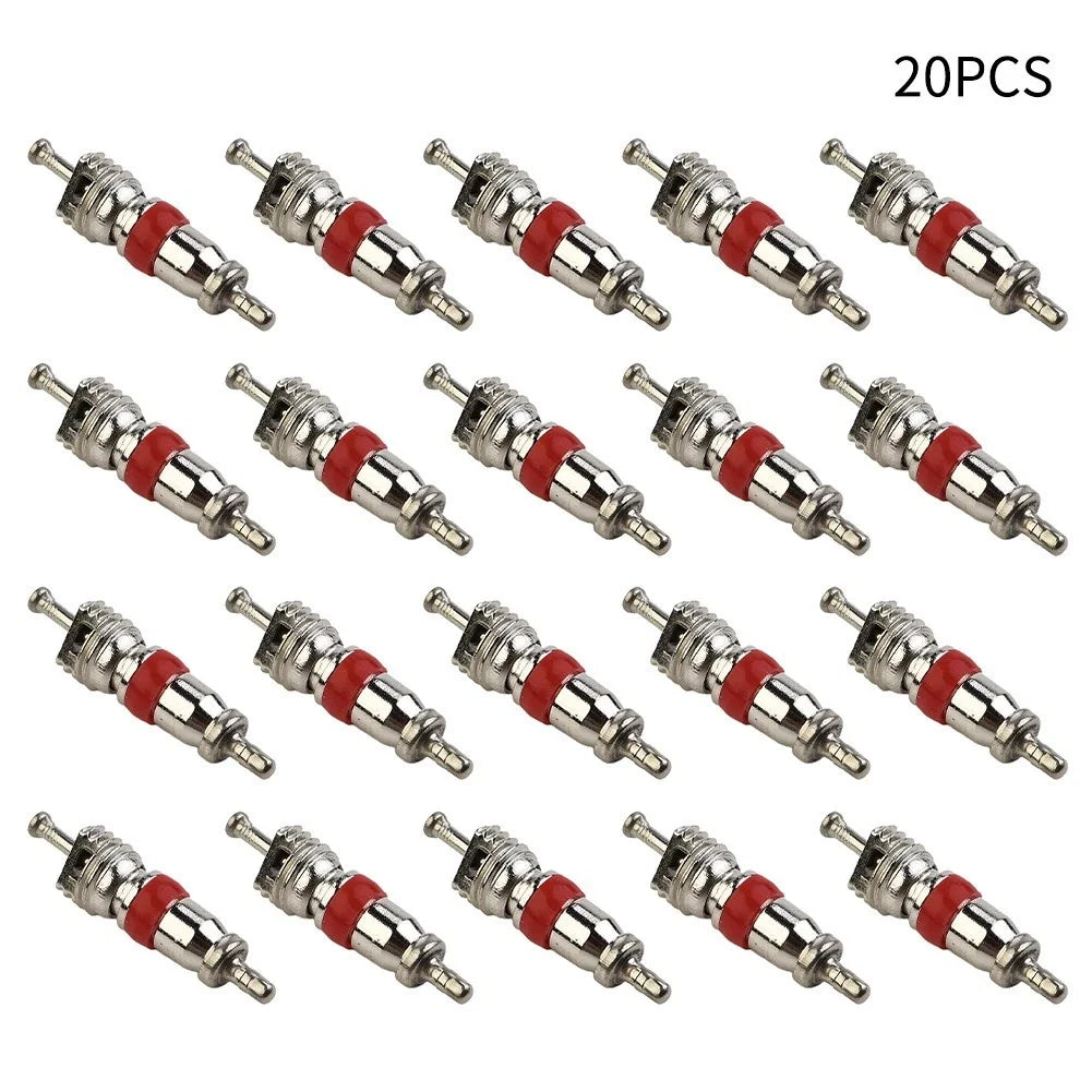 Tyre Valve Core Insert Set with Remover Tool for Car Bike Motorcycle
