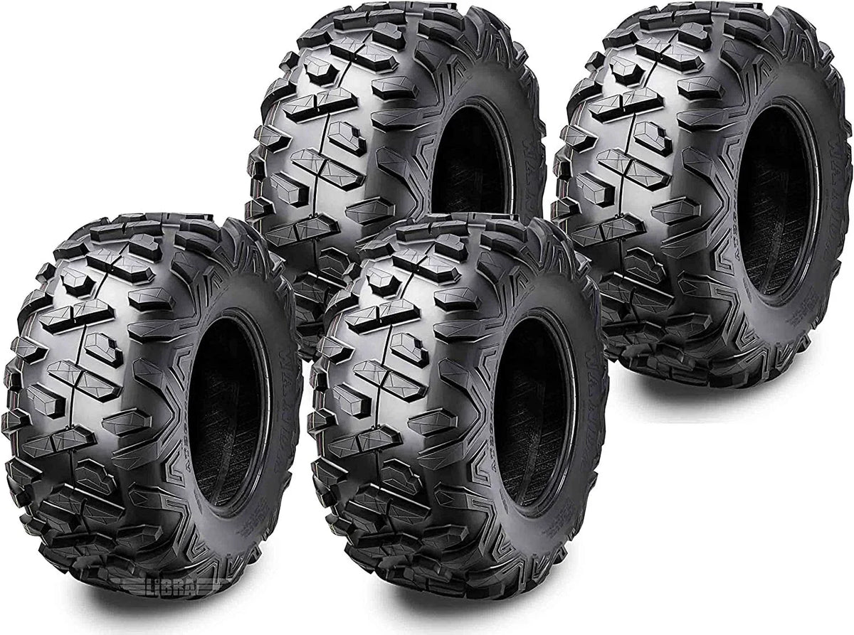 Set of 4 WANDA ATV Tires 25x10-12 P3501 for Arctic Cat 500 (1998–2002)