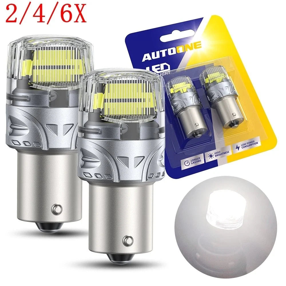2X 1156 LED Reverse Backup Light Bulbs for